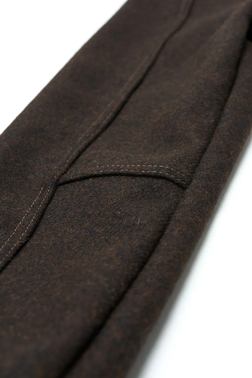 Scarti Lab Cossack Jacket 707-SE430 Melton Wool Brown