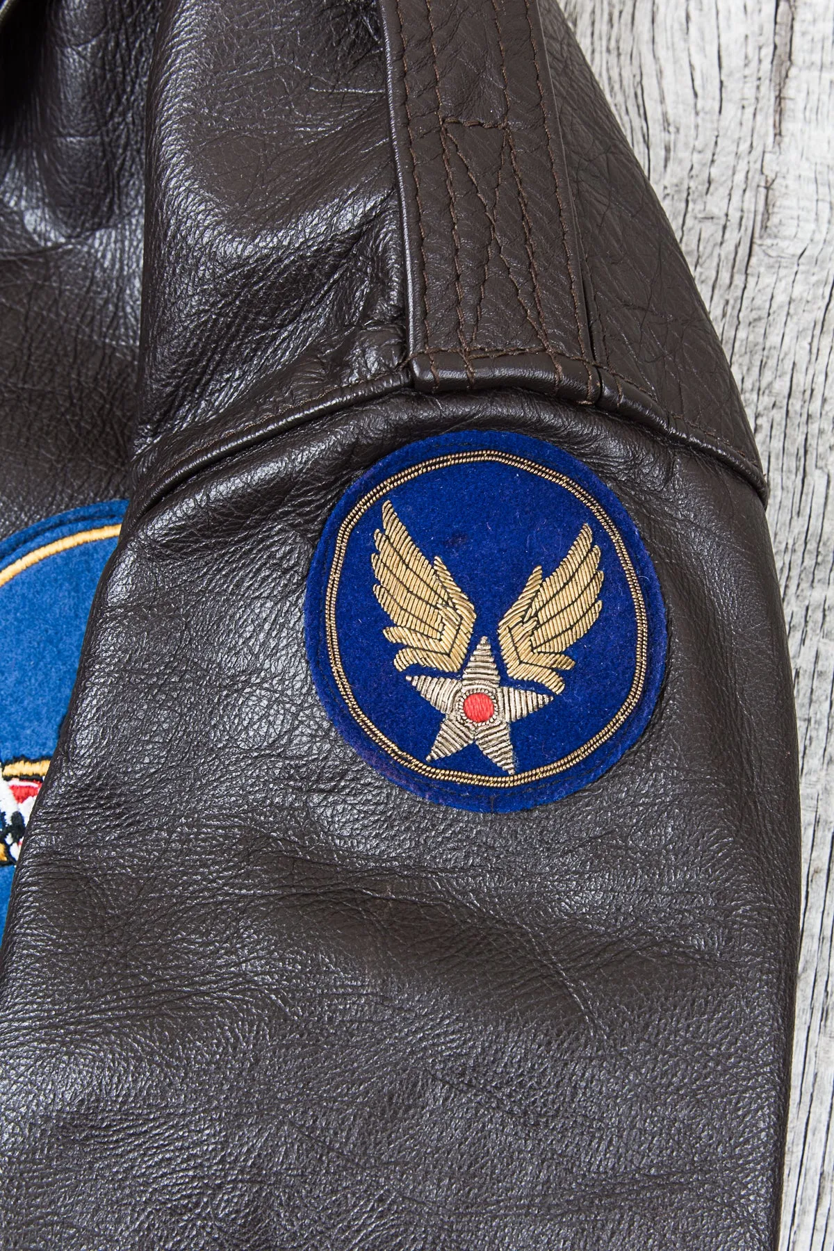 Second Hand Aero USAAF Leather A-2 40-3785-P Horsehide Leather Jacket Size 48