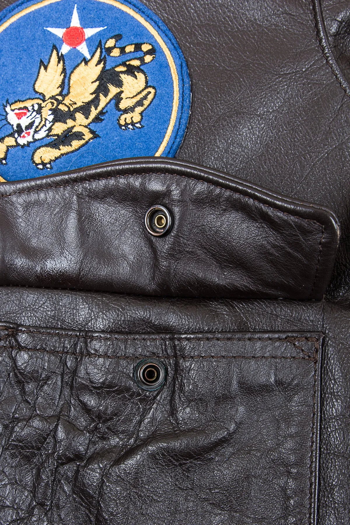 Second Hand Aero USAAF Leather A-2 40-3785-P Horsehide Leather Jacket Size 48