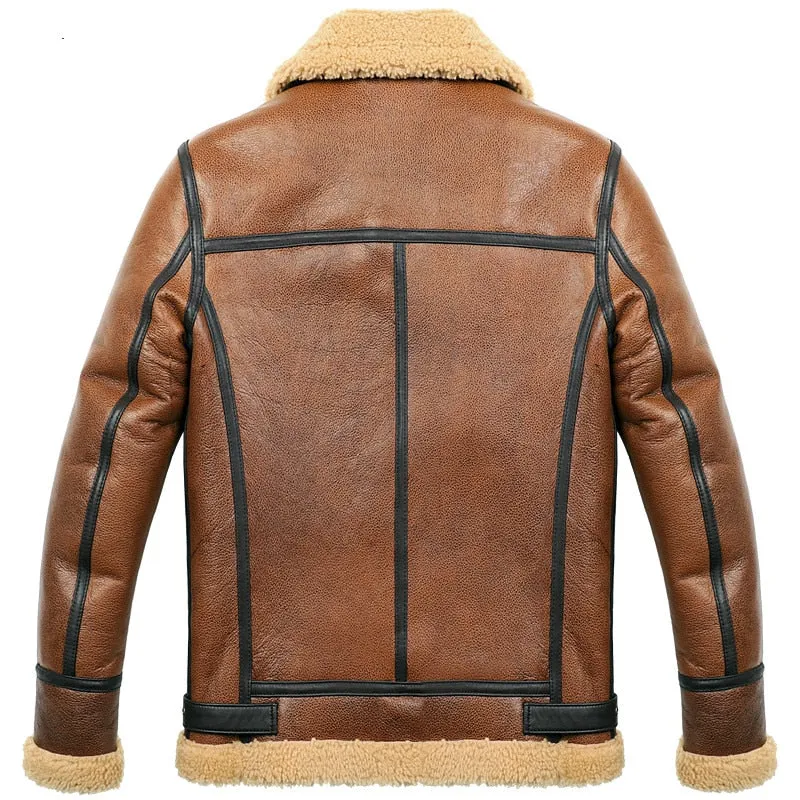 SHEEPSKIN LEATHER JACKET "ESTRANGED"