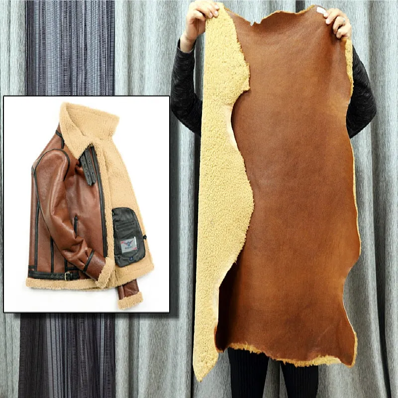 SHEEPSKIN LEATHER JACKET "ESTRANGED"