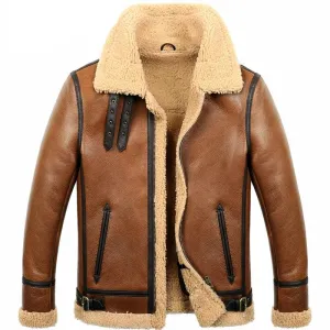 SHEEPSKIN LEATHER JACKET "ESTRANGED"