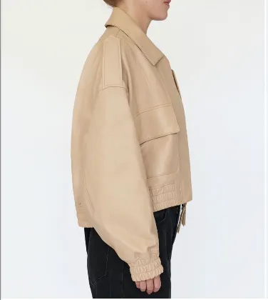 Shoreditch Ski Club Rhian Leather Jacket