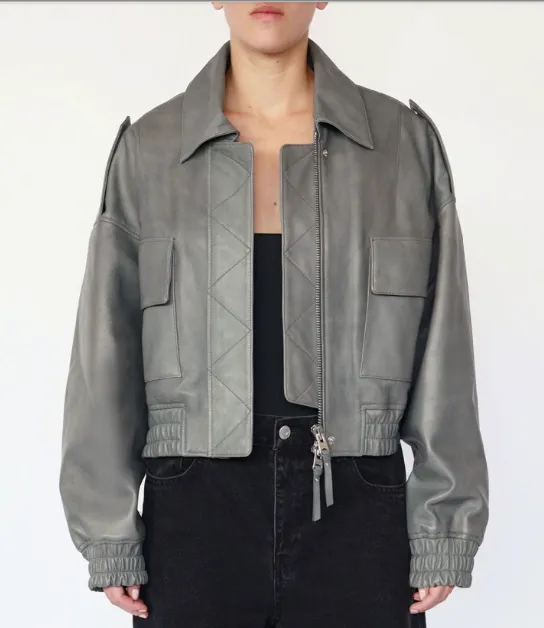 Shoreditch Ski Club Rhian Leather Jacket