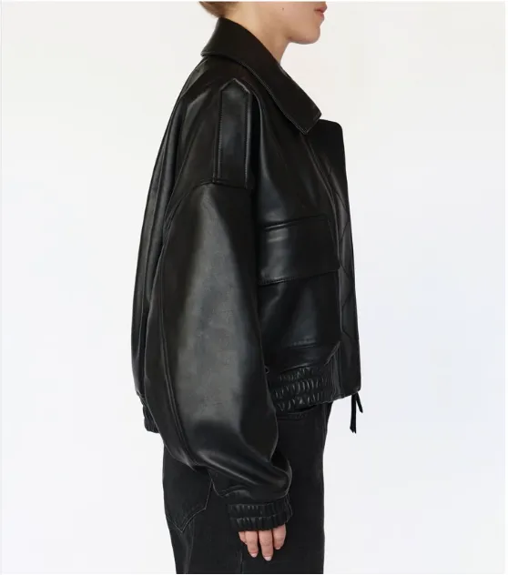 Shoreditch Ski Club Rhian Leather Jacket