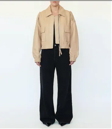 Shoreditch Ski Club Rhian Leather Jacket