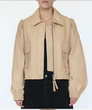 Shoreditch Ski Club Rhian Leather Jacket