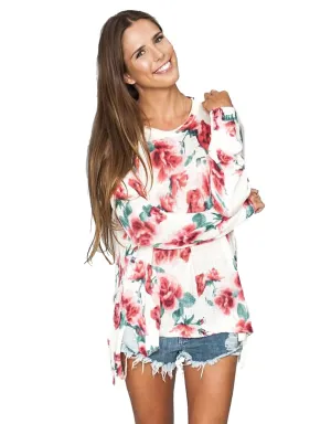Show Me Your Mumu Bonfire Sweater in Romuntic Rose
