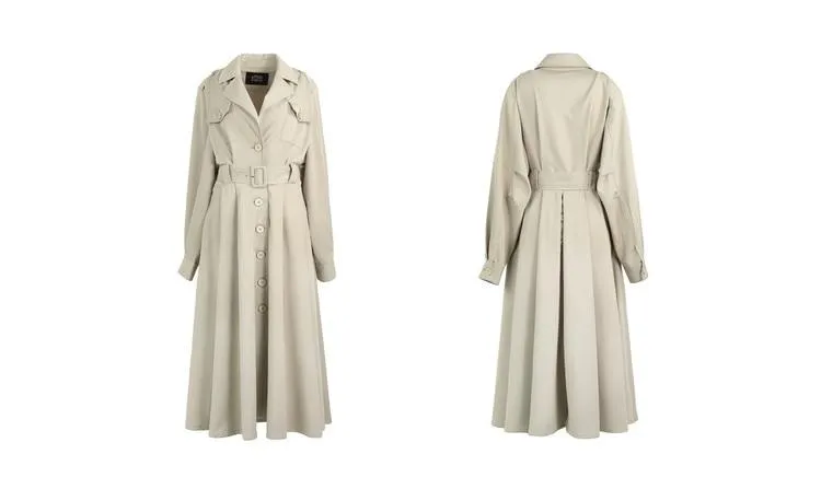Single Breasted Oversize Trench Coat