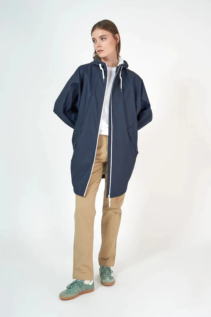 Sky Raincoat - Navy