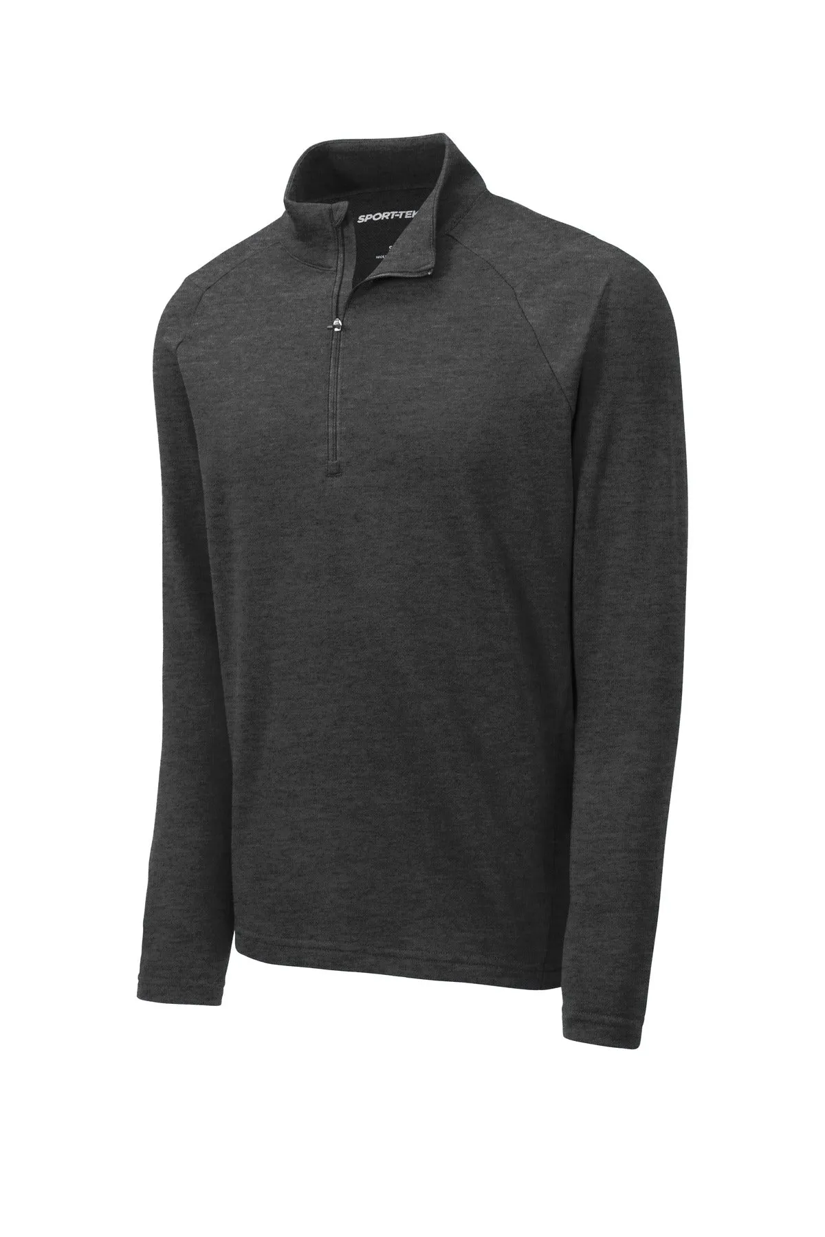 Sport-Tek  Lightweight French Terry 1/4-Zip Pullover. ST273 Heather Black