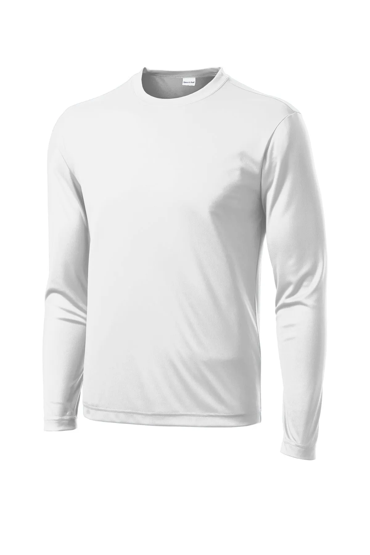 Sport-Tek Long Sleeve PosiCharge Competitor Tee. ST350LS White