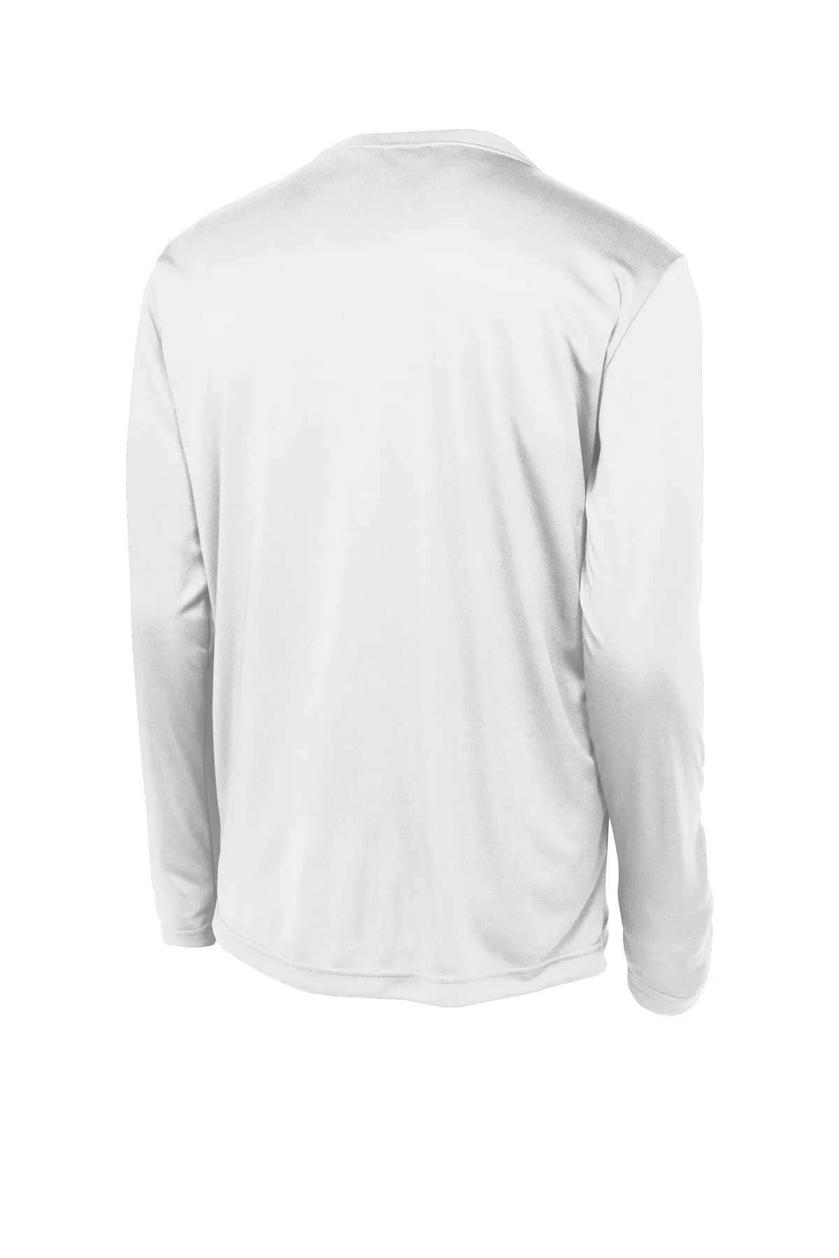 Sport-Tek Long Sleeve PosiCharge Competitor Tee. ST350LS White