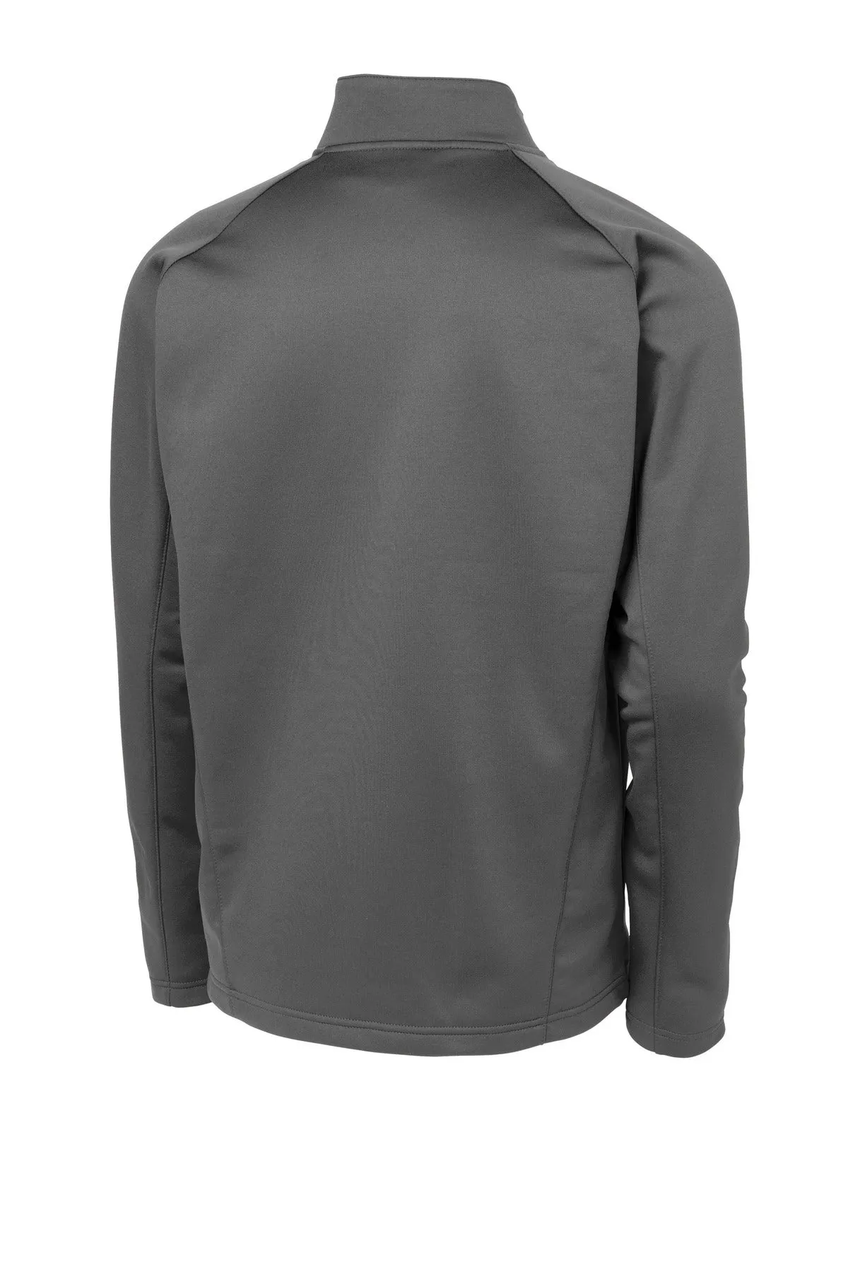 Sport-Tek Sport-Wick Fleece 1/4-Zip Pullover.  F243 Dark Smoke Grey/ Black