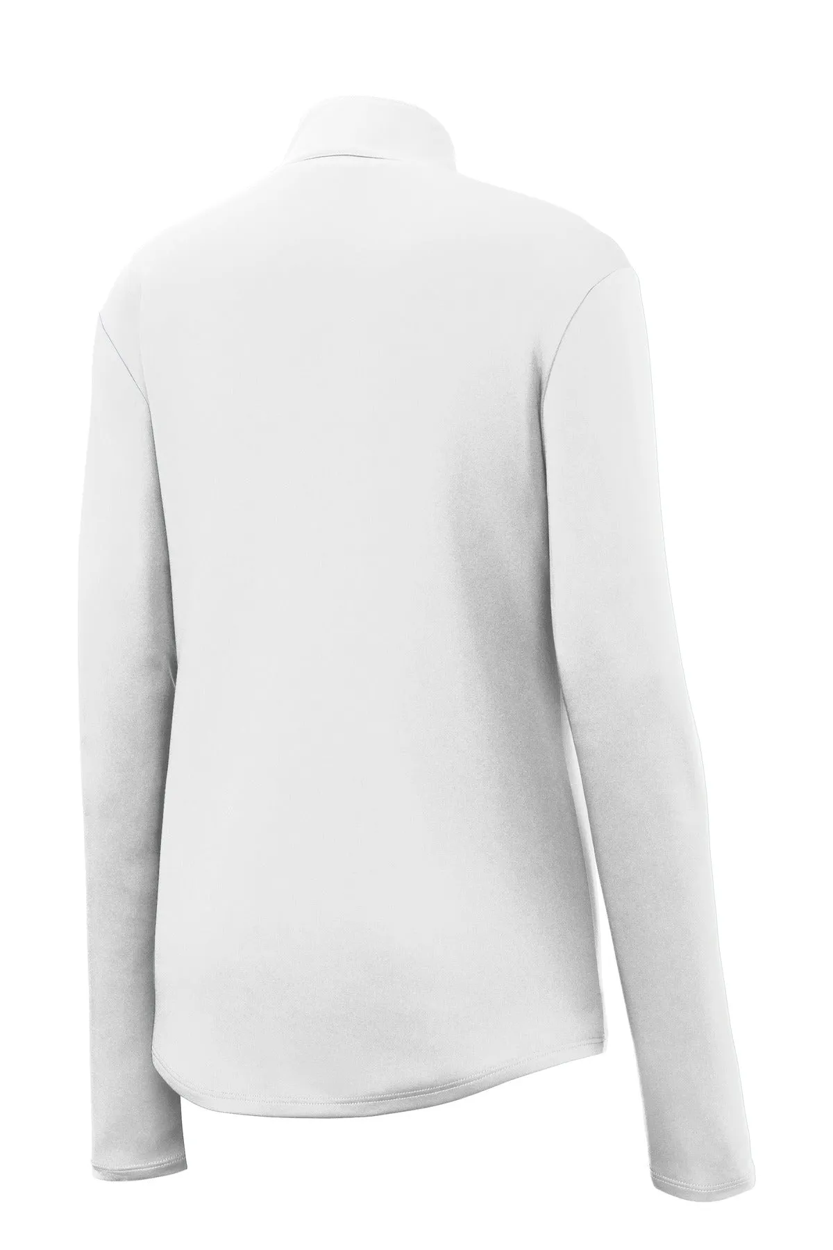 Sport-Tek Women's PosiCharge Competitor 1/4-Zip Pullover. LST357 White