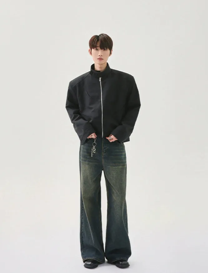 Stand-up Collar Bomber Jacket