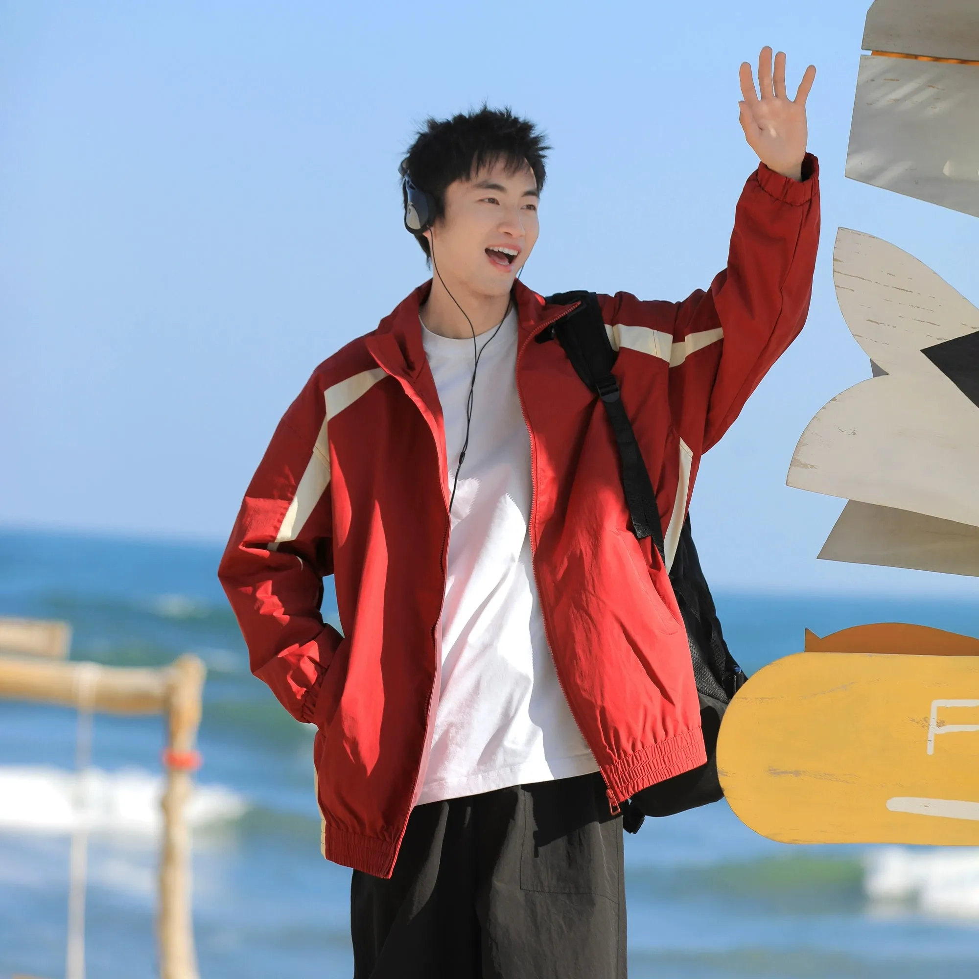 Stand-up Collar Sports Jacket