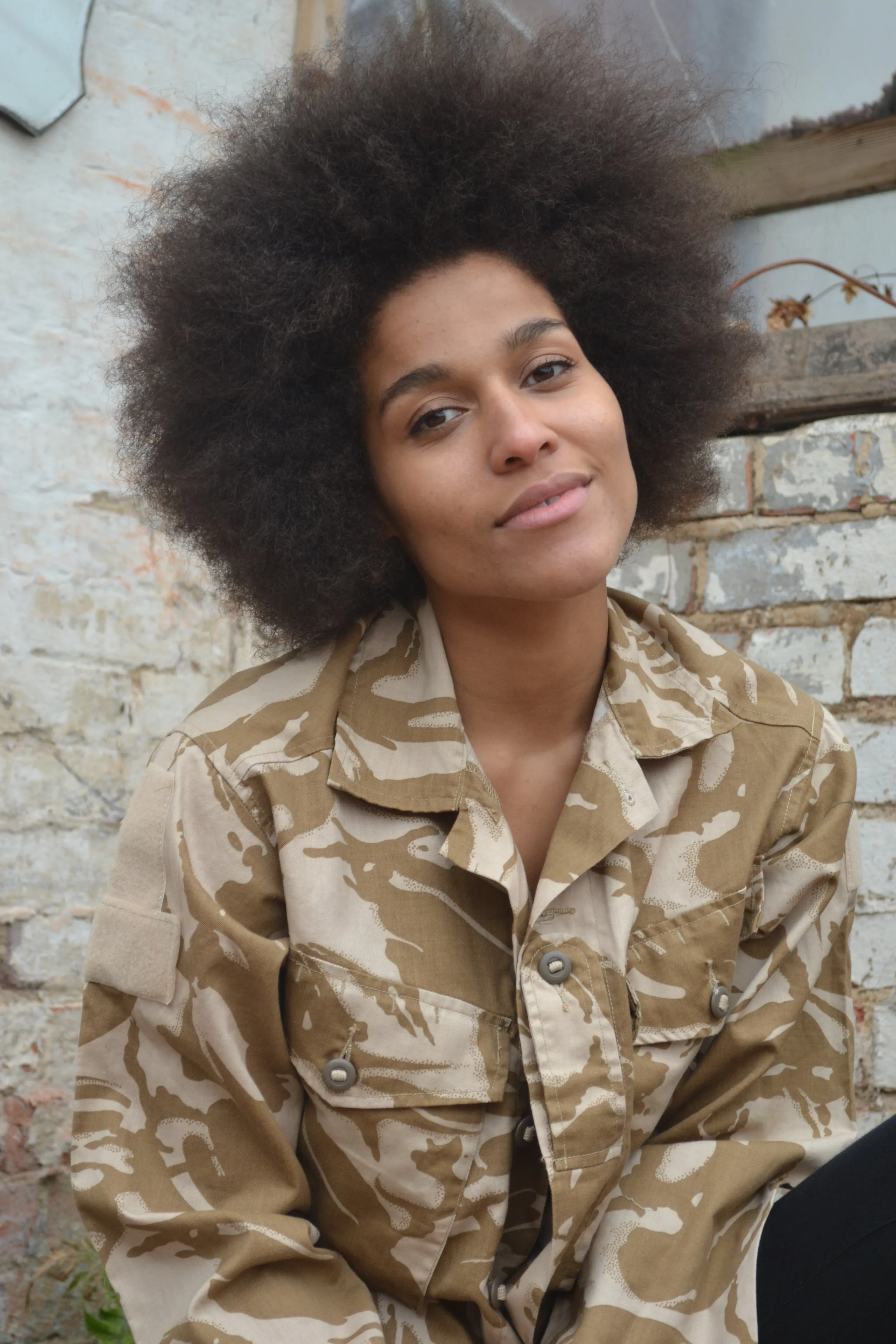 'Stay Wild' Desert Camo Jacket