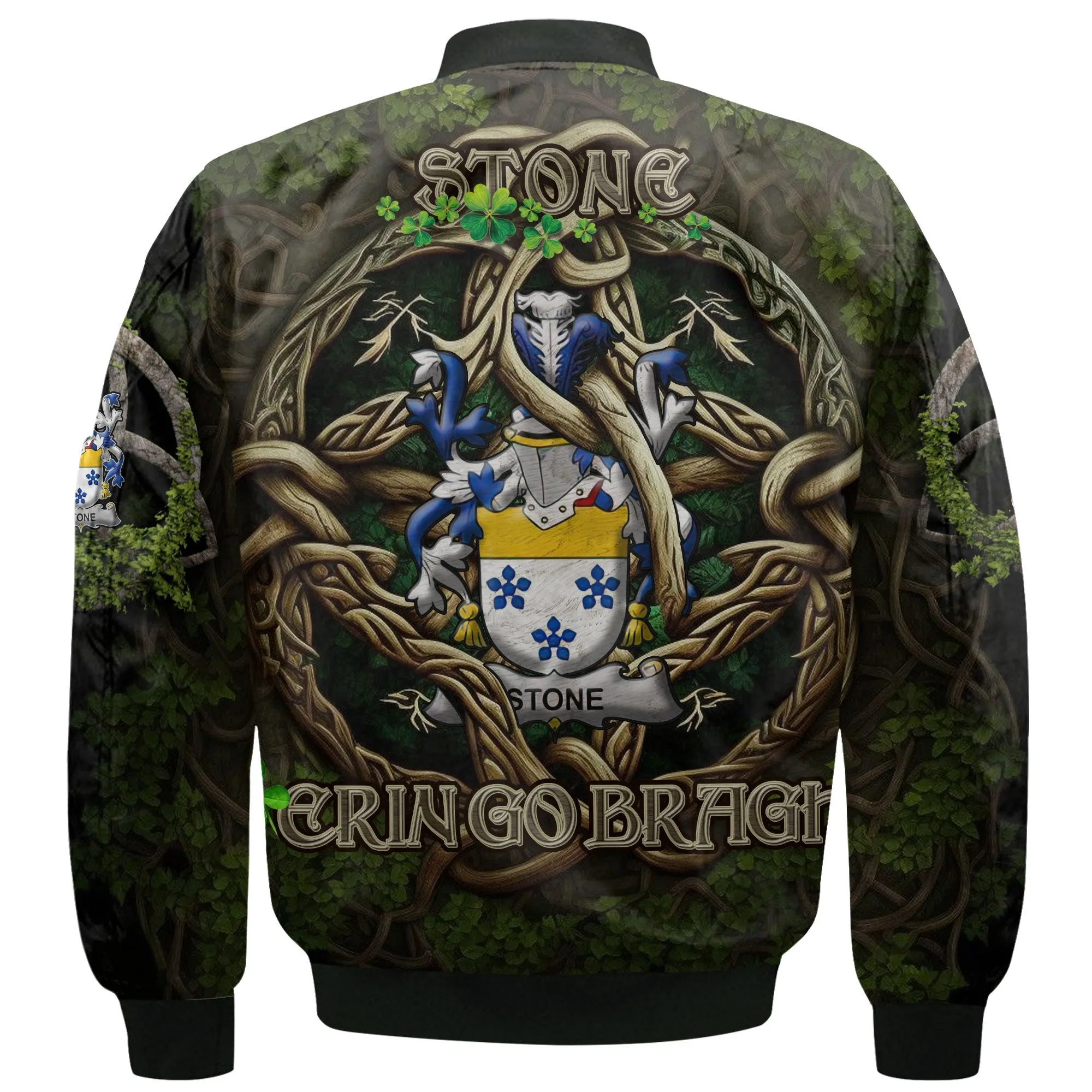 Stone Bomber Jackets Ireland Is My Root Style