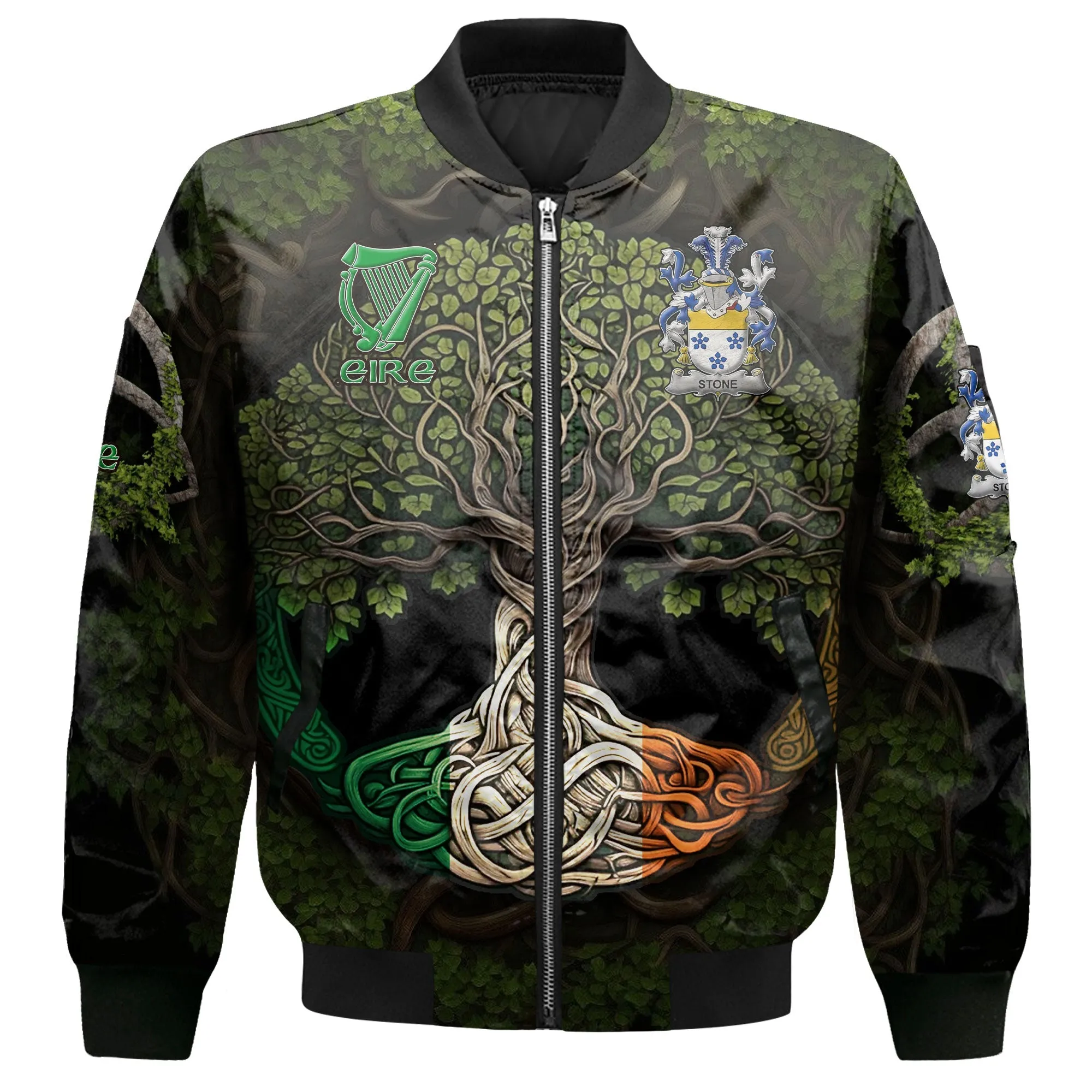 Stone Bomber Jackets Ireland Is My Root Style