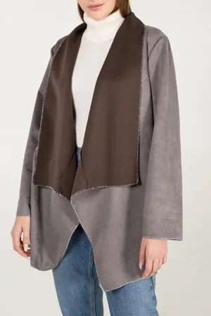 Suede Waterfall Jacket