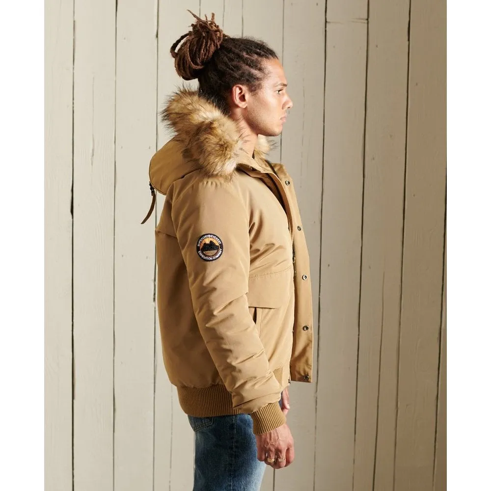 Superdry Everest Bomber Jacket Camel