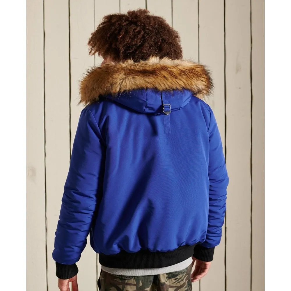 Superdry Everest Bomber Jacket Cobalt