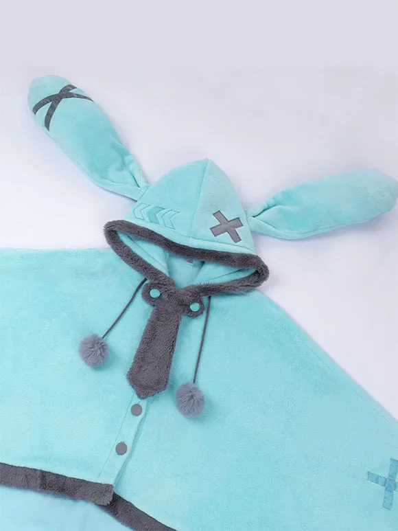 Sweet Lolita Cape Blue Polyester Fall Lolita Outwears