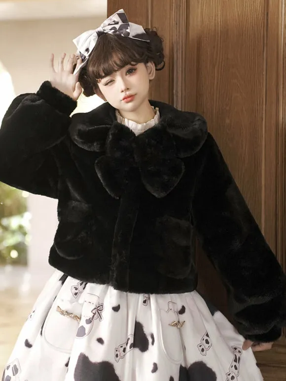 Sweet Lolita Coats Coffee Brown Polyester Overcoat Coat Spring Lolita Outwears