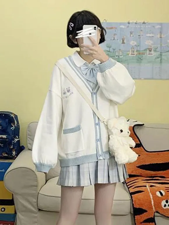 Sweet Lolita Coats Ecru White Coat Overcoat Polyester Lolita Outwears