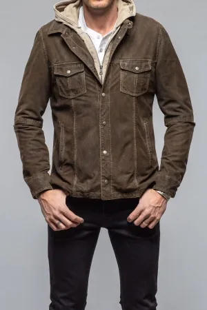 Swift Suede Shirt with Removable Hood