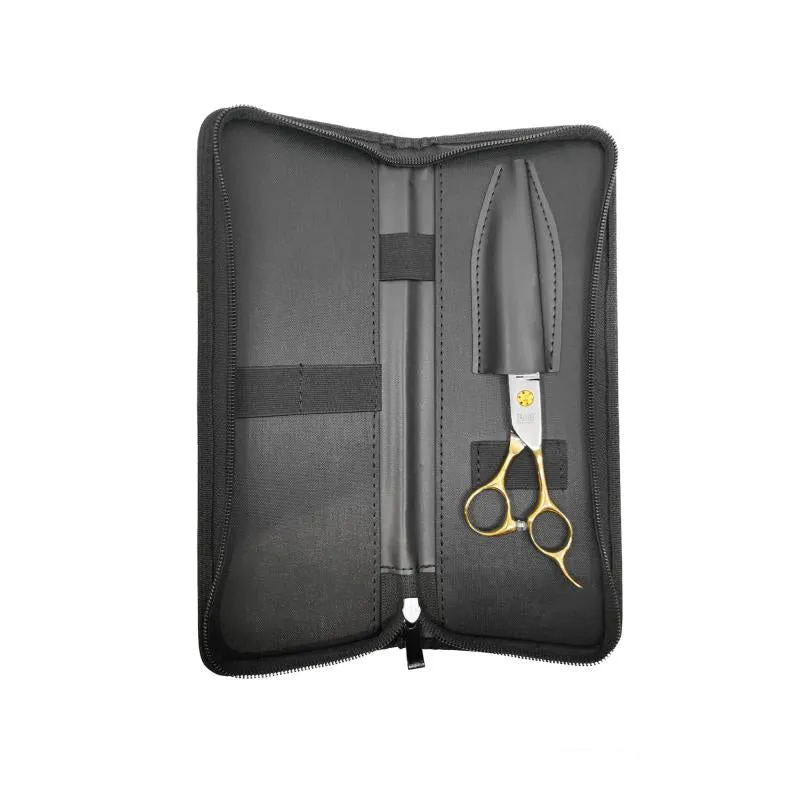 Tauro Pro Line Pro shear Thinning scissors Janita Plungė line, for the right-handed, 440c stainless steel, golden handles