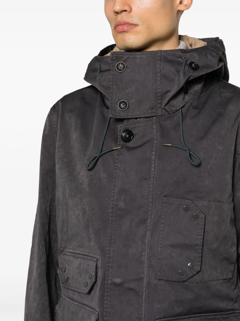 TEN C Coats Grey