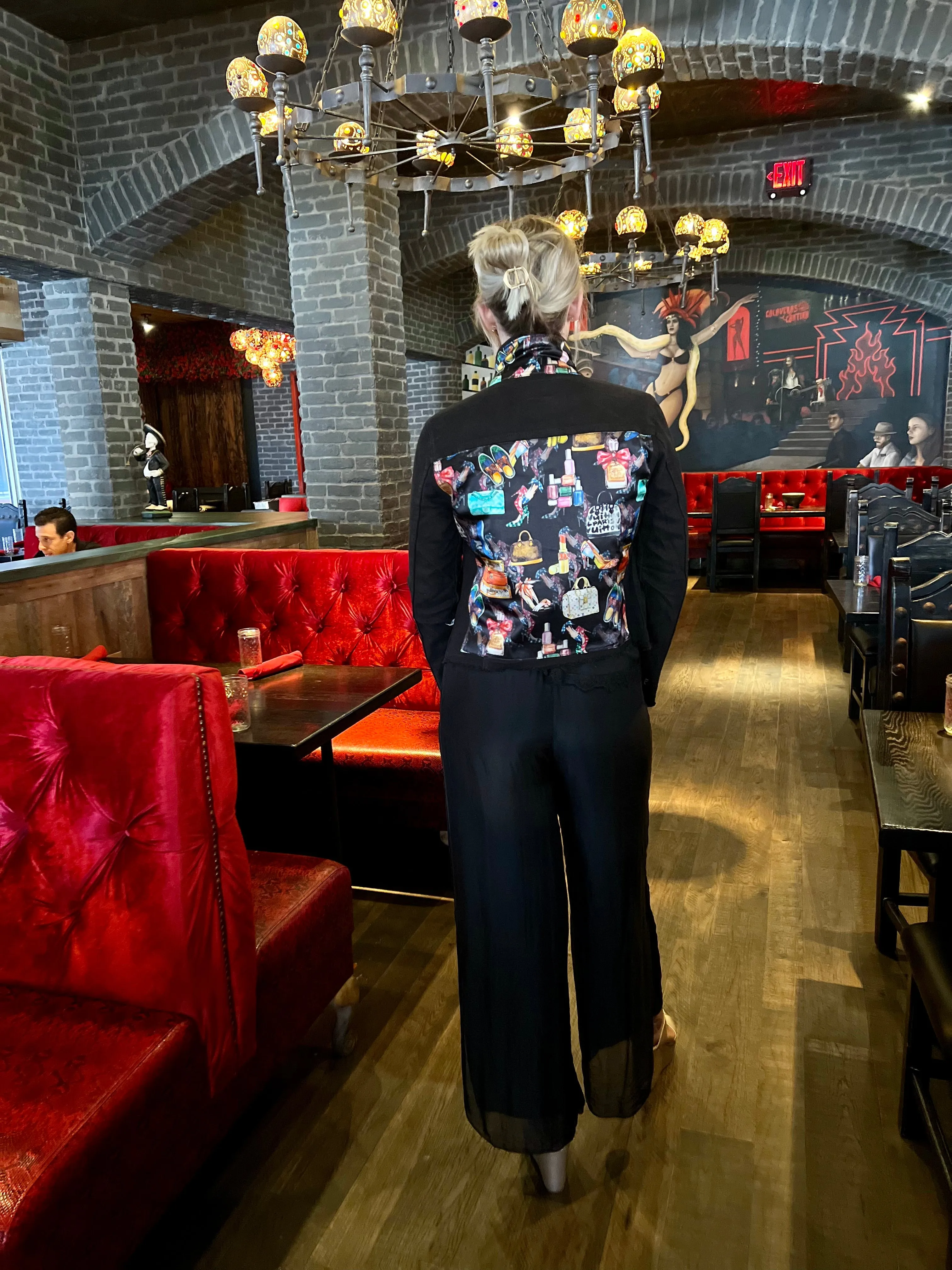 The Black Denim Jacket /  Black Eclectic Designer