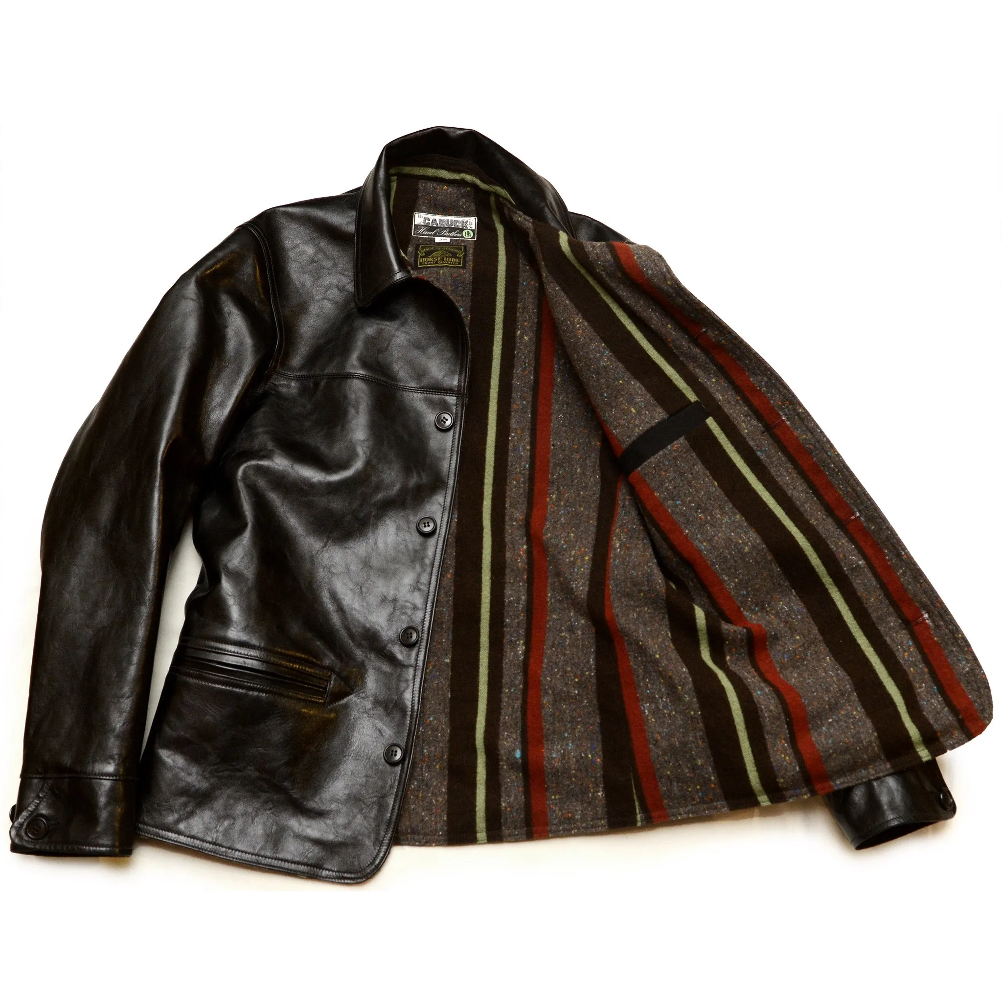 The Canuck - Black Shinki Horsehide Oil Finish