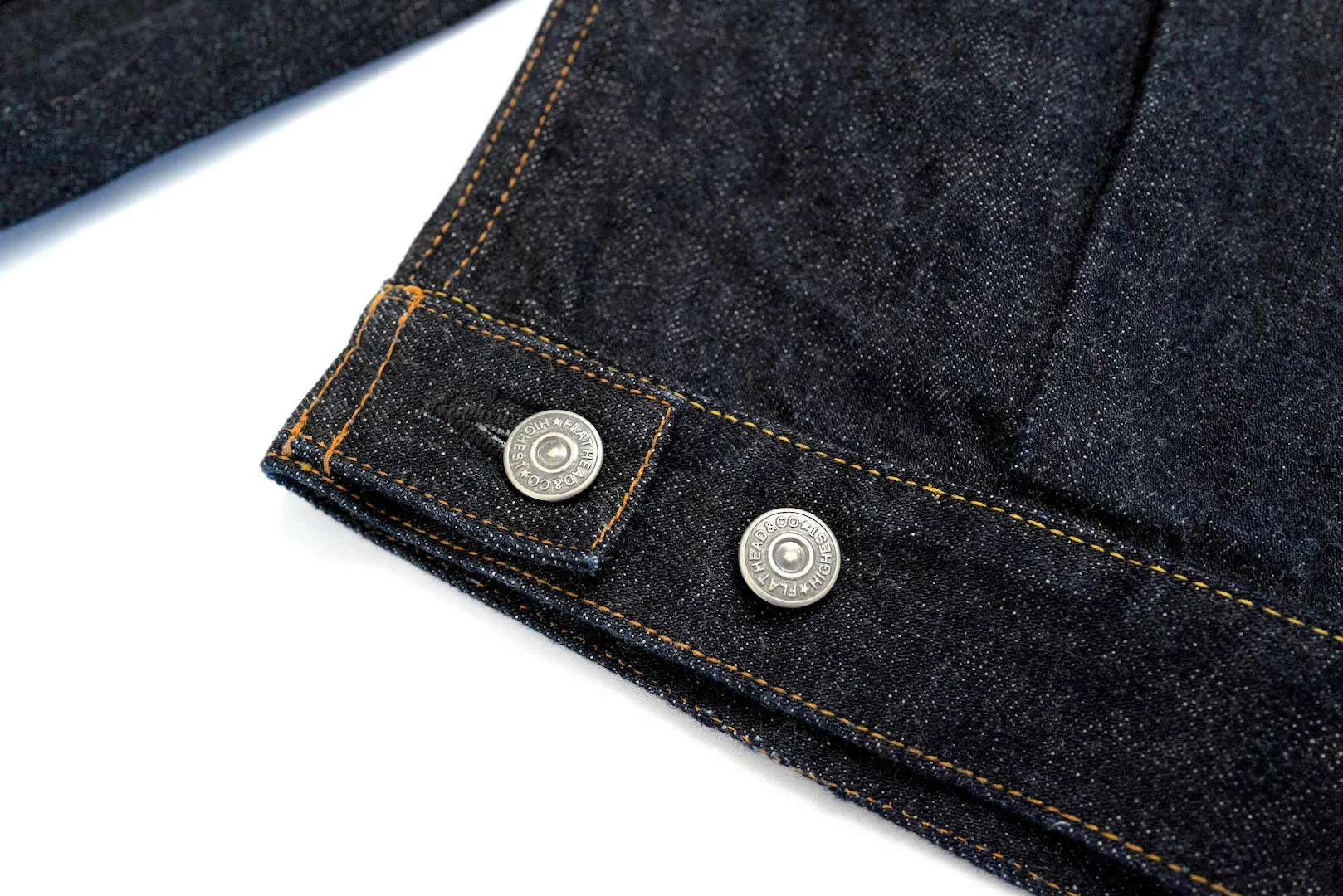 The Flat Head 14.5oz 50's Type 2 Denim Jacket (Indigo)