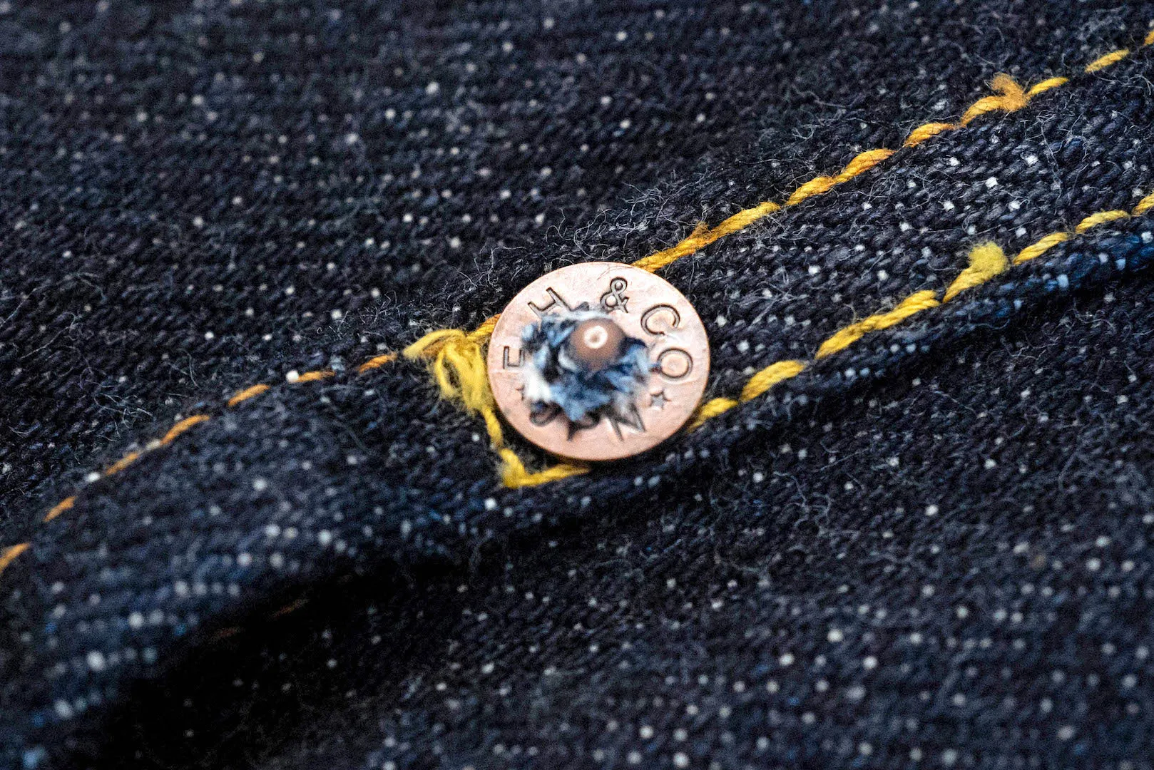 The Flat Head 14.5oz 50's Type 2 Denim Jacket (Indigo)