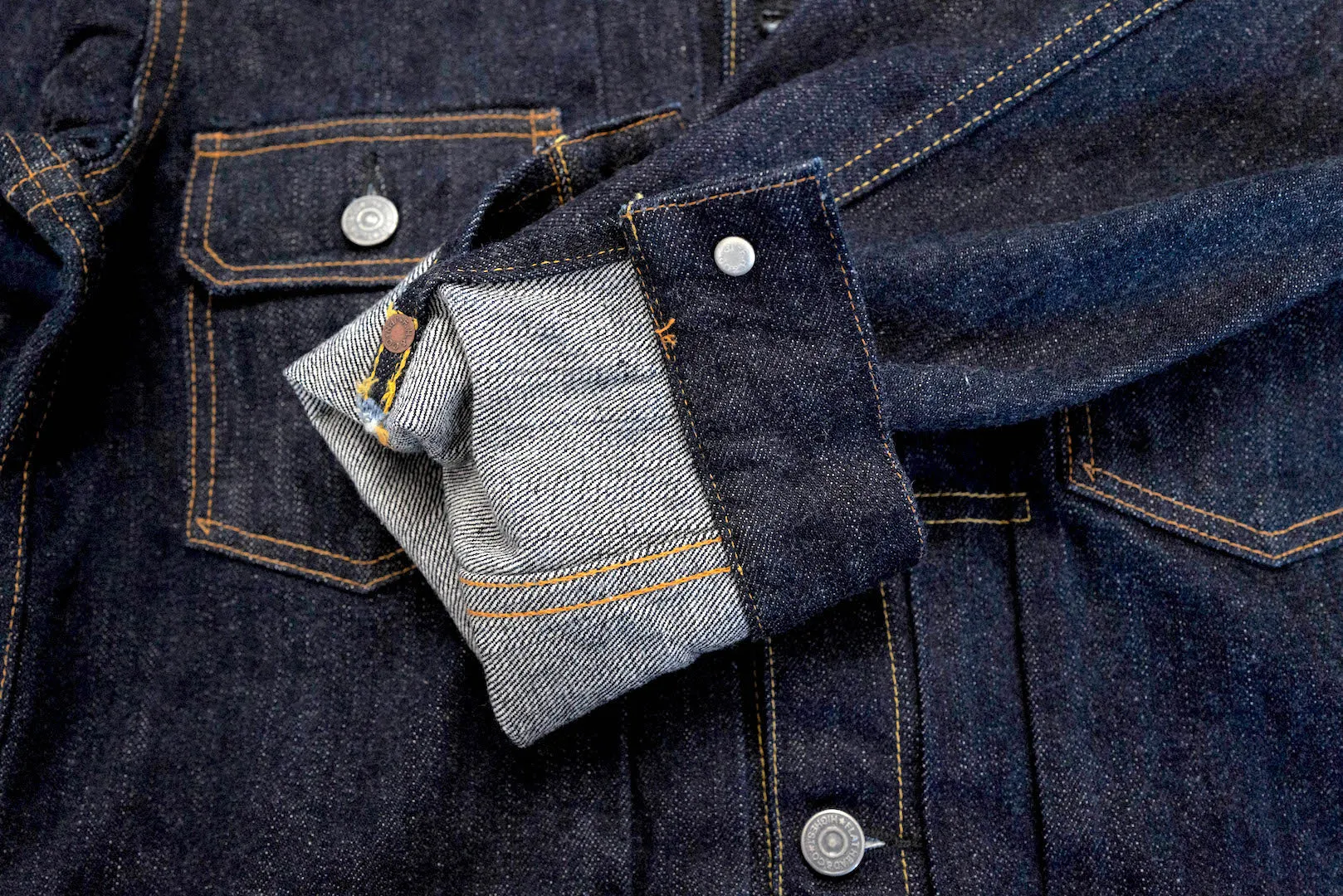The Flat Head 14.5oz 50's Type 2 Denim Jacket (Indigo)
