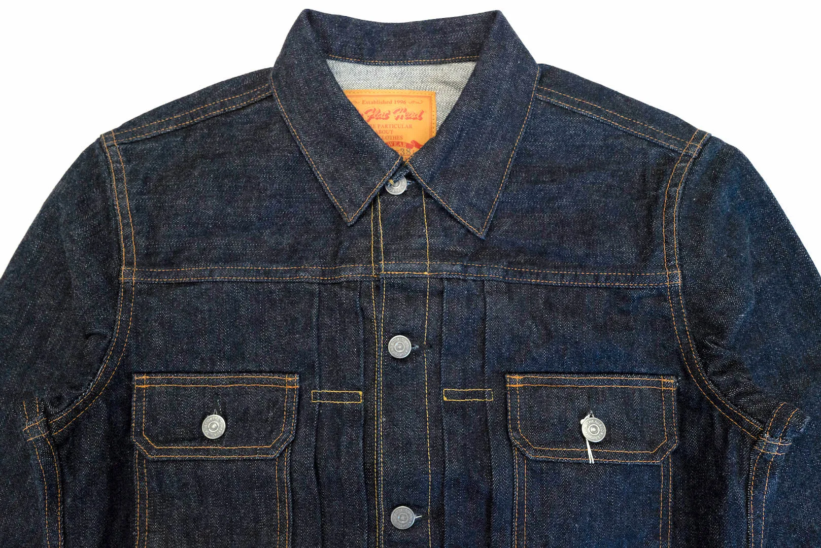 The Flat Head 14.5oz 50's Type 2 Denim Jacket (Indigo)