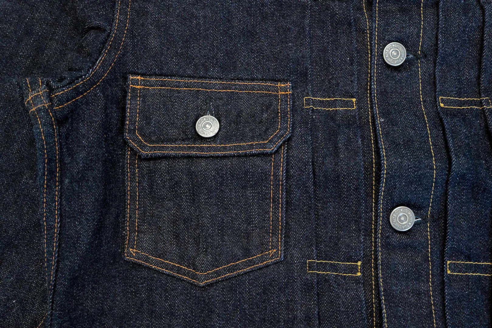 The Flat Head 14.5oz 50's Type 2 Denim Jacket (Indigo)
