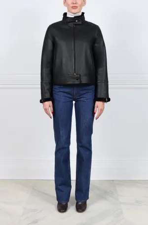 The Kate M Merino Shearling Moto Jacket