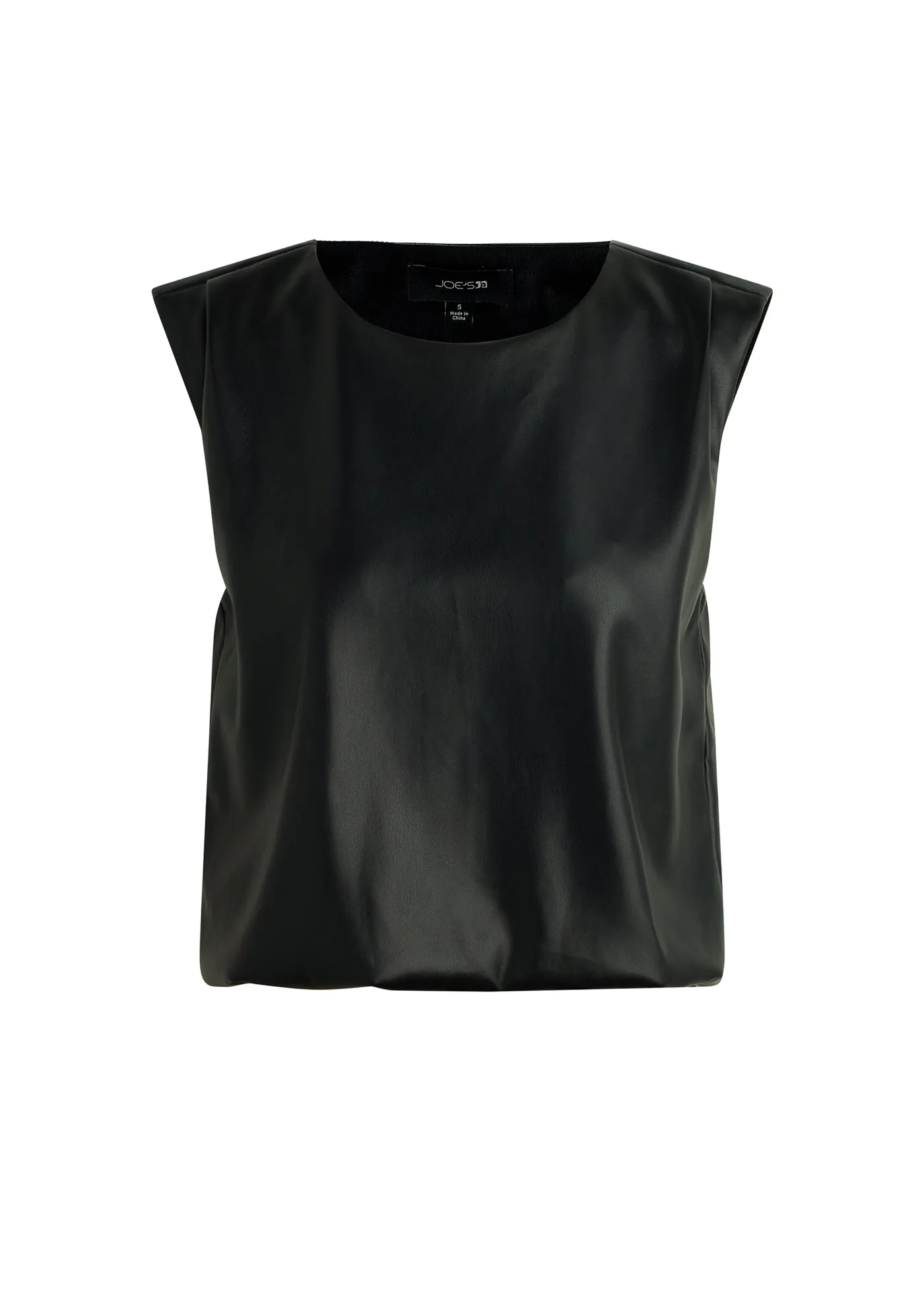 THE MAEVE VEGAN LEATHER TEE