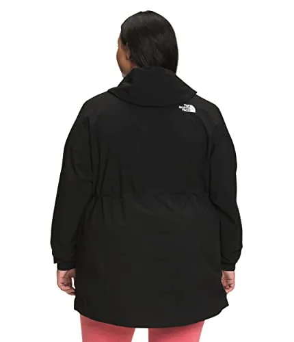 THE NORTH FACE City Breeze Womens Rain Jacket TNF Black Sz XL
