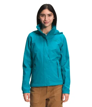 THE NORTH FACE Women's Resolve 2 Rain Jacket (Standard and Plus Size), Enamel Blue, Large