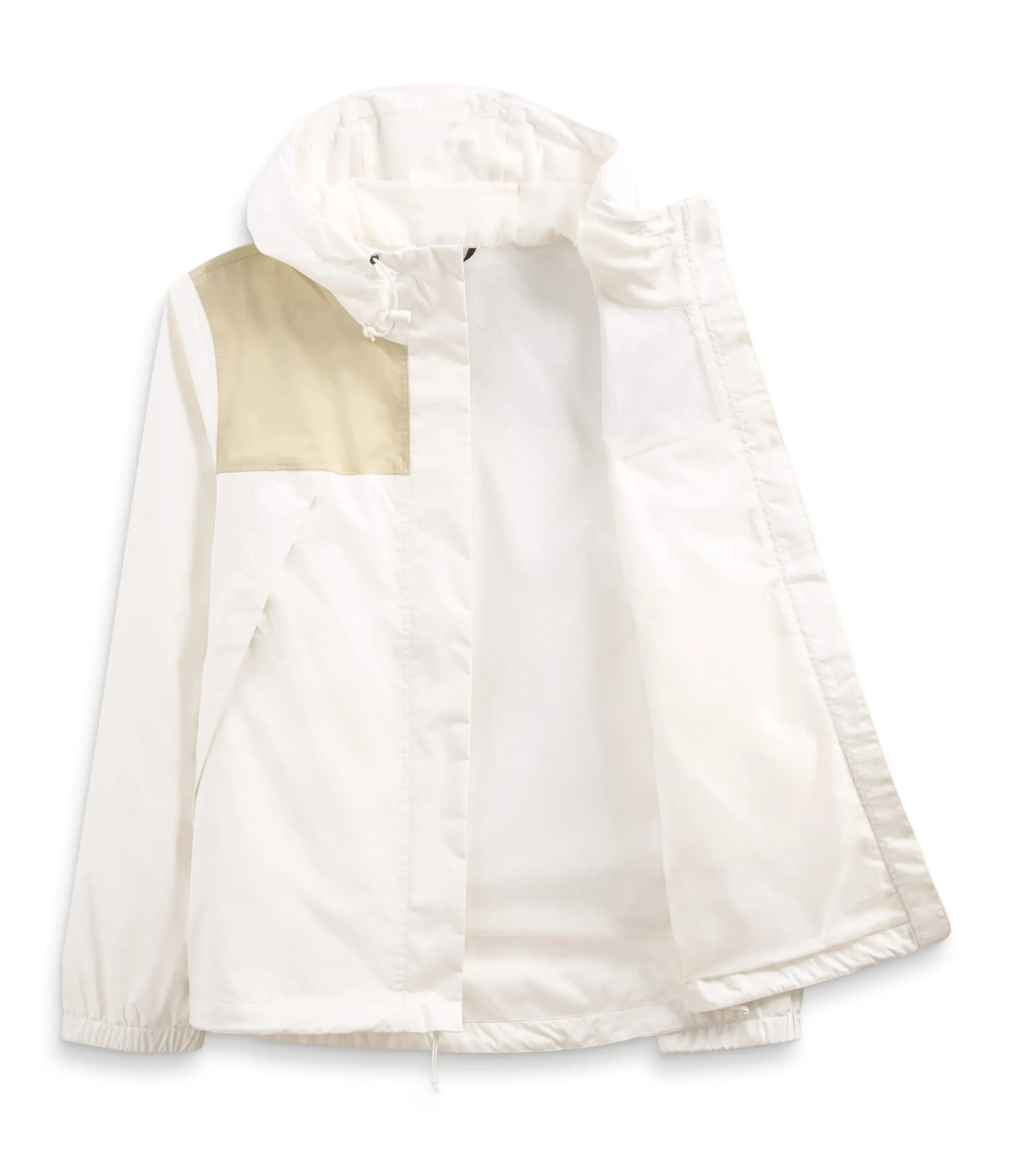 THE NORTH FACE Women's Waterproof Antora Jacket (Standard and Plus Size), Gravel/Gardenia White, Medium