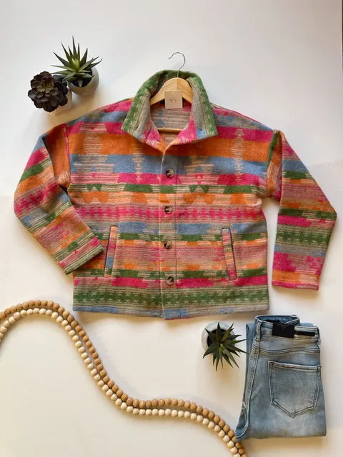 The Presley Aztec Shacket