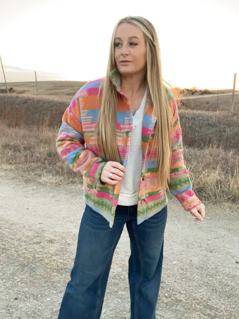 The Presley Aztec Shacket