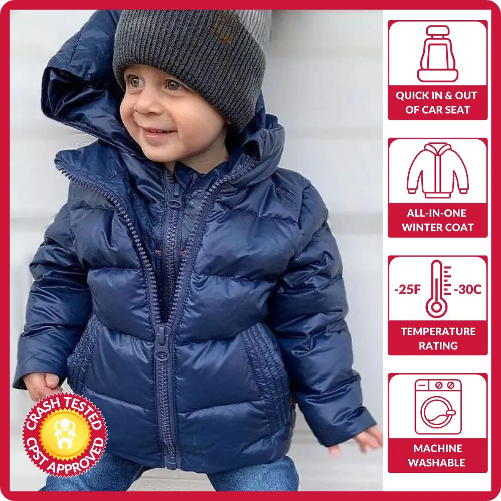 The Road Coat Down - Navy
