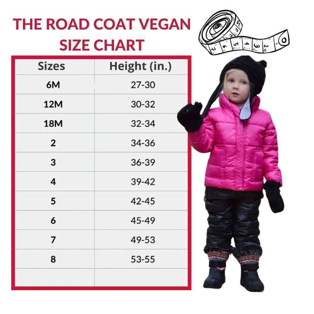 The Road Coat Vegan - Fuchsia