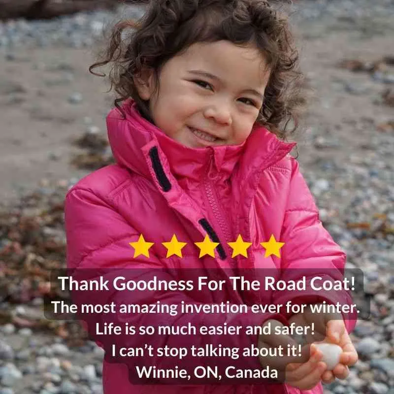 The Road Coat Vegan - Fuchsia